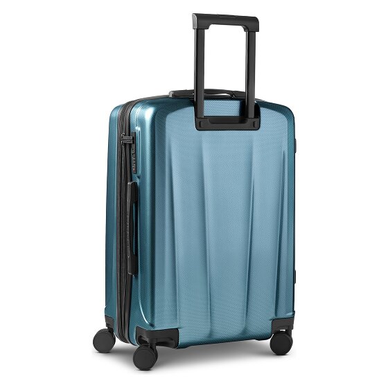 Police New York 4 kółka Walizka M 62 cm z funkcją poszerzenia