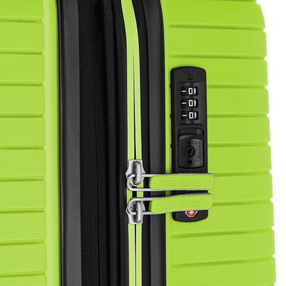 Travelite Orbita 4 kółka Zestaw walizek 3-części z plisą rozprężną