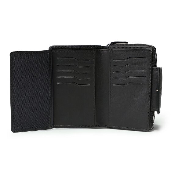 Braun Büffel Golf 3.0 Portfel Ochrona RFID Skórzany 14 cm