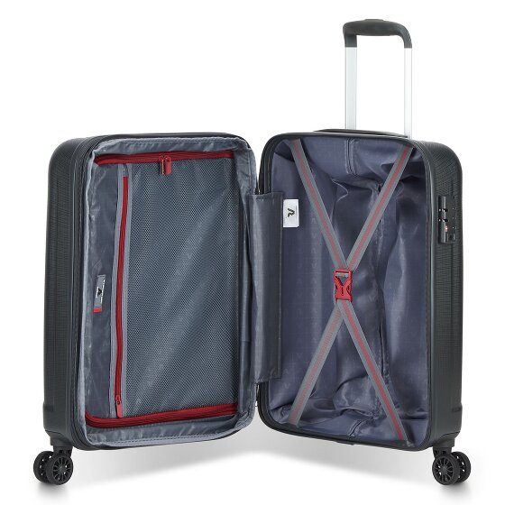 Roncato Kinetic 2.0 4 kółka Walizka kabinowa 55 cm z funkcją poszerzenia