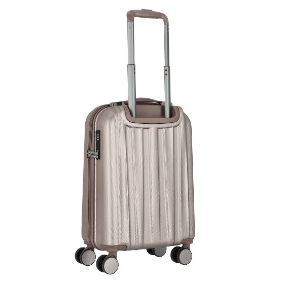 Polestream Moonrock 4 kółka Walizka kabinowy 55 cm z plisą rozprężną