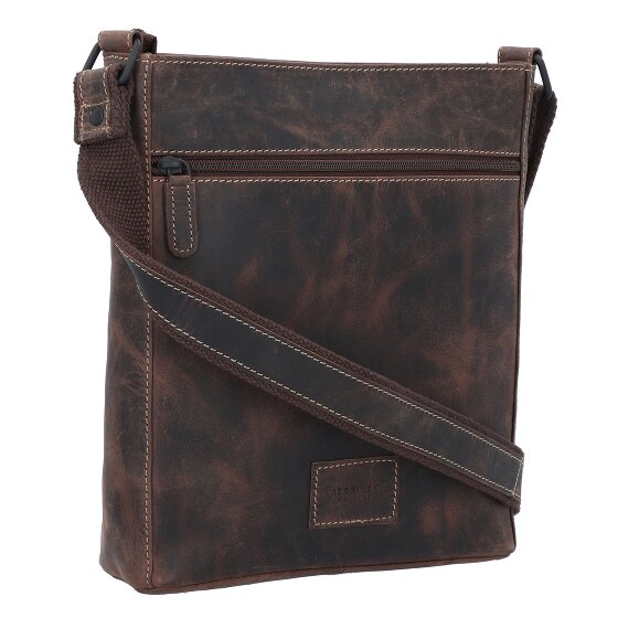 Jack Kinsky Baltimore 30 Torba na ramię Skórzany 30 cm