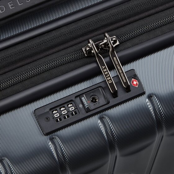 Delsey Paris Longitude 4 kółka Walizka kabinowy 55 cm z plisą rozprężną