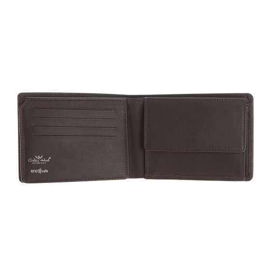 Golden Head Polo Portfel Ochrona RFID Skóra 12.5 cm