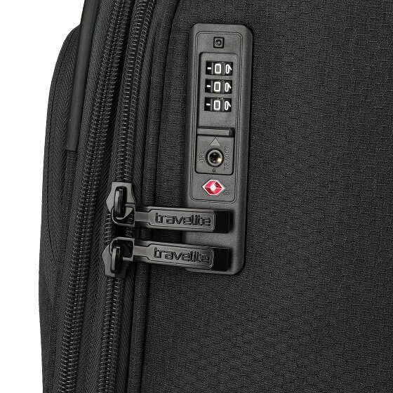 Travelite Kick Off 4 kółka Walizka M 67 cm z funkcją poszerzenia