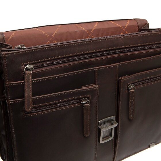 The Chesterfield Brand Stuttgart Teczka Skórzany 38 cm Komora na laptopa