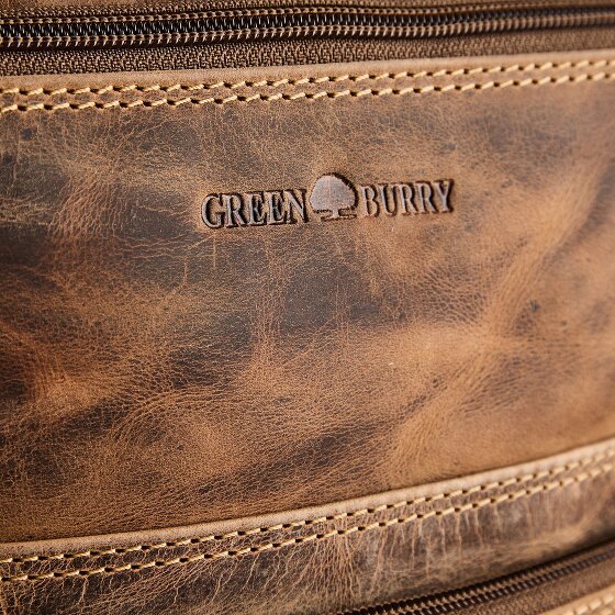 Greenburry Vintage Plecak Skórzany 44 cm Komora na laptopa