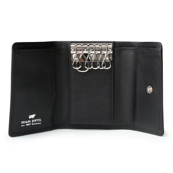 Braun Büffel Golf 3.0 Portfel z kluczem Skórzany 10 cm