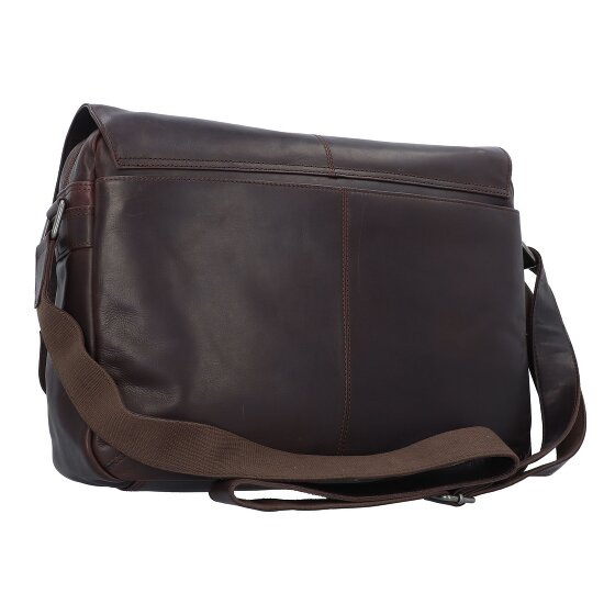 The Chesterfield Brand Wax Pull Up Posłaniec Skórzany 40 cm Komora na laptopa