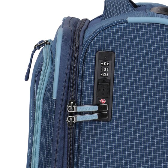 Travelite Corsiica 4 kółka Walizka kabinowy S 55 cm z plisą rozprężną