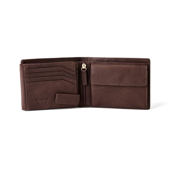 Esquire Chicago Portfel Ochrona RFID Skórzany 12 cm