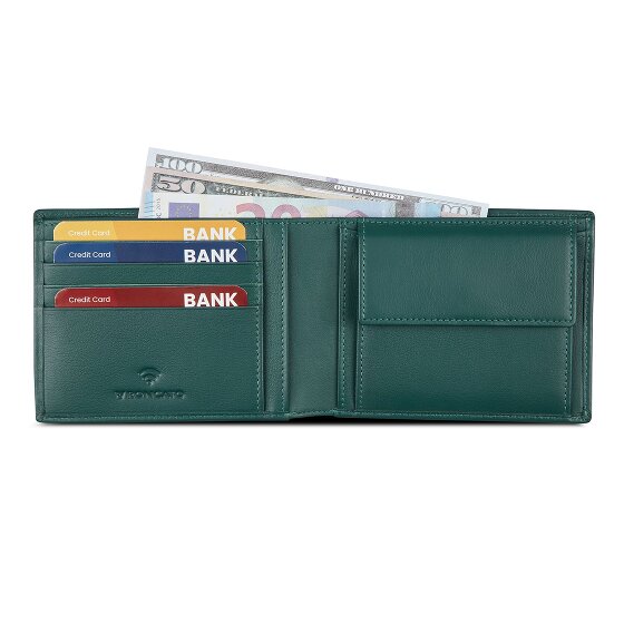 Roncato Detroit Portfel Ochrona RFID Skórzany 12 cm