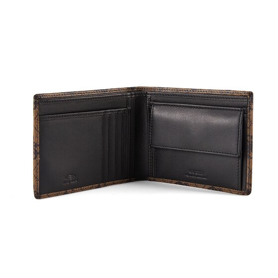 Guess Mito Portfel Ochrona RFID Skórzany 12 cm