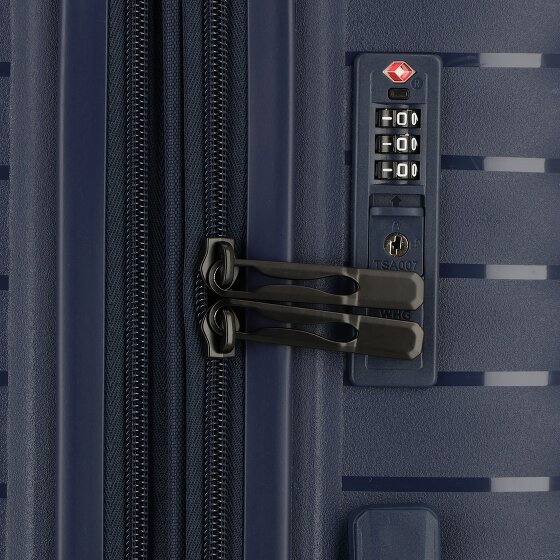 d&n Travel Line 4500 4 kółka Walizka M 65 cm z plisą rozprężną