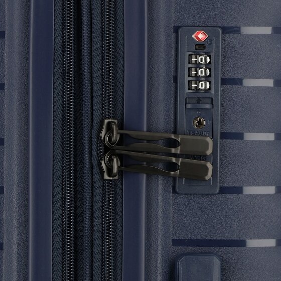 d&n Travel Line 4500 4 kółka Walizka M 65 cm z plisą rozprężną