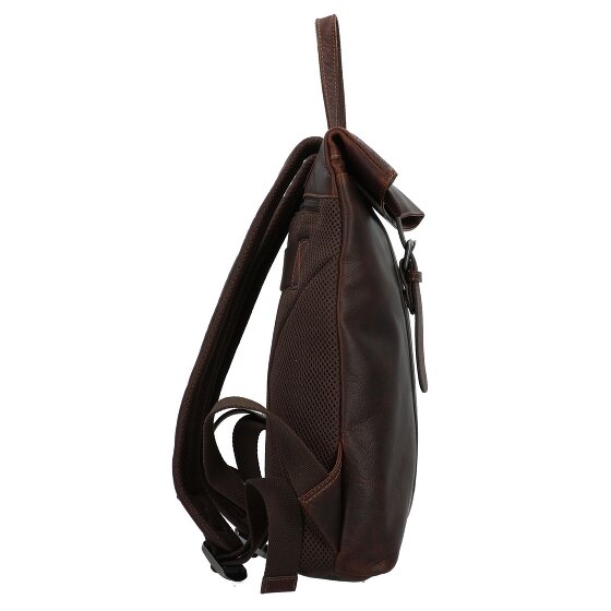 Jack Kinsky Porto Plecak Skórzany 37 cm Komora na laptopa