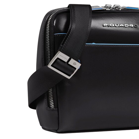 Piquadro Blue Square Torba na ramię Skórzany 21 cm