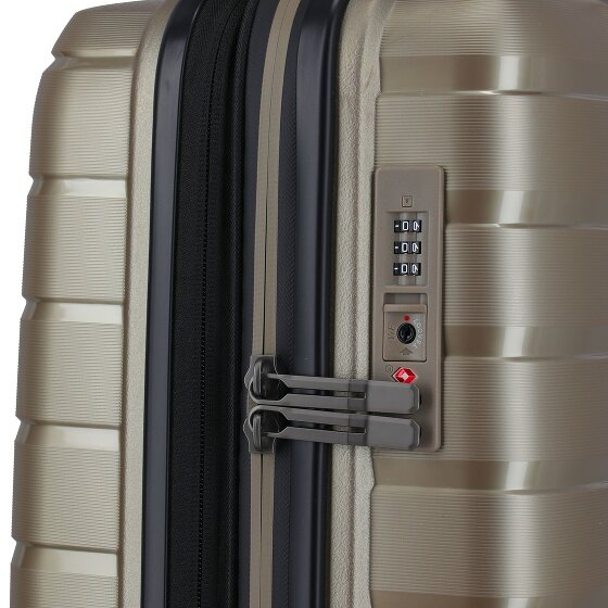 Travelite Air Base 4 kółka Walizka kabinowy 55 cm z plisą rozprężną