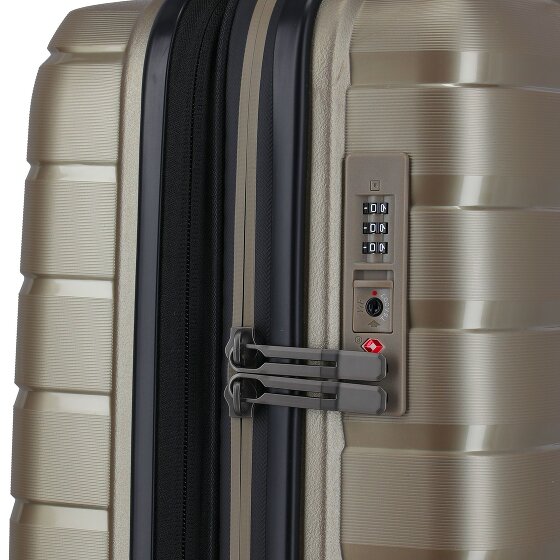 Travelite Air Base 4 kółka Walizka kabinowy 55 cm z plisą rozprężną