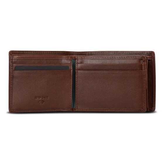 Jost Vardo Portfel Ochrona RFID Skórzany 10.5 cm