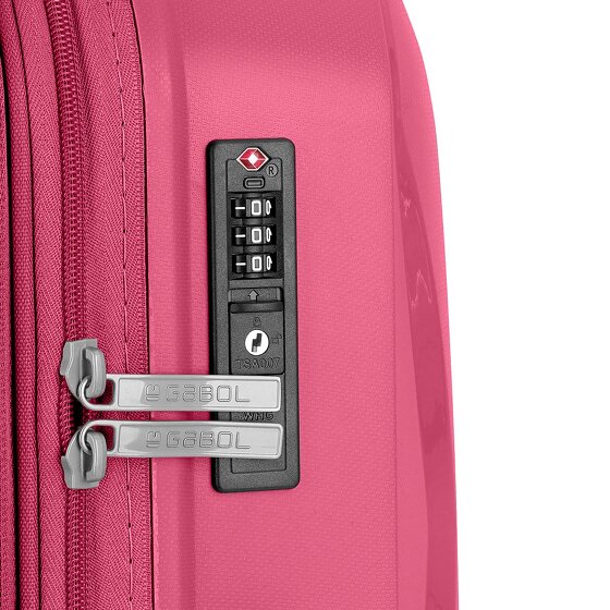 Gabol Infinity 4 kółka Zestaw walizek 3-części z plisą rozprężną