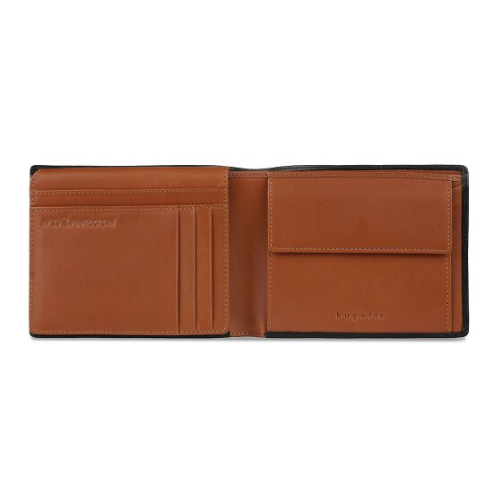 bugatti Roccia Portfel Ochrona RFID Skórzany 12.5 cm