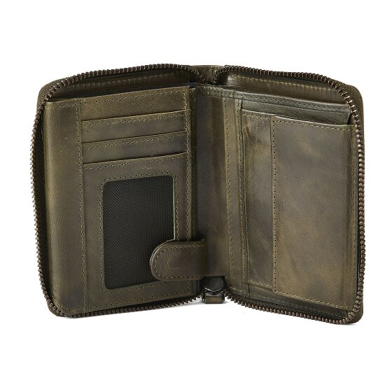 Greenburry Newport Portfel Ochrona RFID Skórzany 13 cm