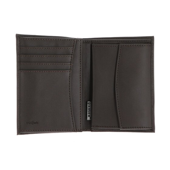 oxmox Leather Portfel Ochrona RFID Skóra 10 cm