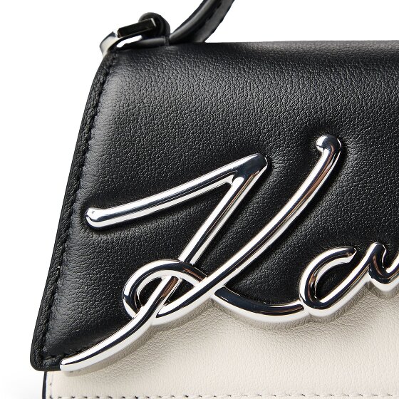 Karl Lagerfeld Signature 2.0 Mini Torba Handbag Skóra 14.5 cm