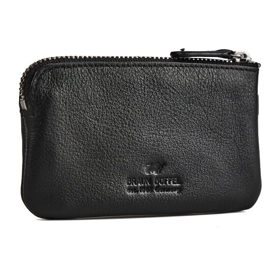 Braun Büffel Golf Edition Portfel z kluczem Skóra 11 cm
