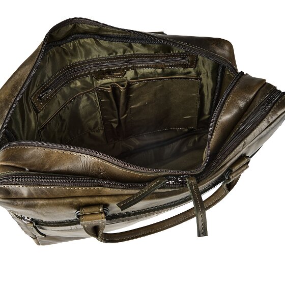 Greenburry Newport Teczka Skórzany 43 cm Komora na laptopa