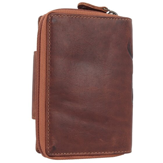 Jack Kinsky Monterey Portfel Ochrona RFID Skórzany 10 cm