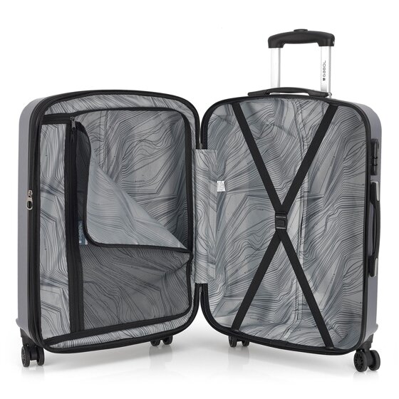Gabol Alabama 4 Roll Suitcase Set 3szt.