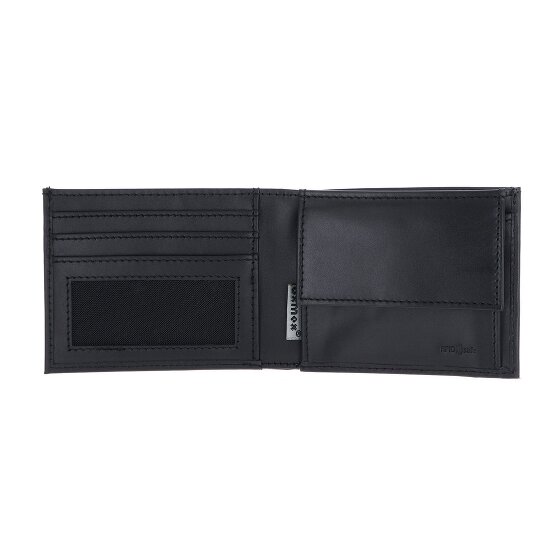 oxmox Leather Portfel Ochrona RFID Skóra 11 cm