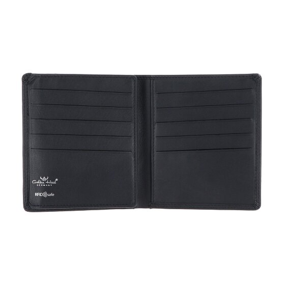 Golden Head Polo Portfel Ochrona RFID Skóra 11 cm