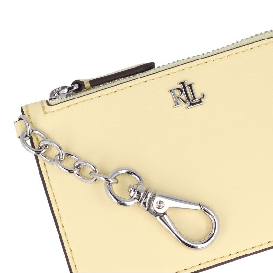 Lauren Ralph Lauren Zip Card Portfel z kluczem Skórzany 13 cm