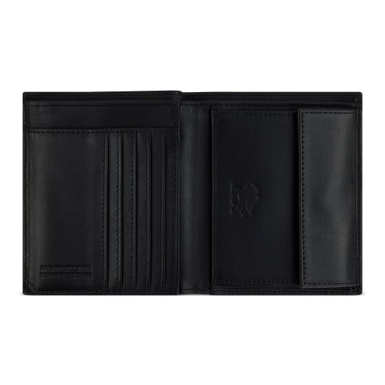 mano Don Antonio Portfel Ochrona RFID Skórzany 10 cm