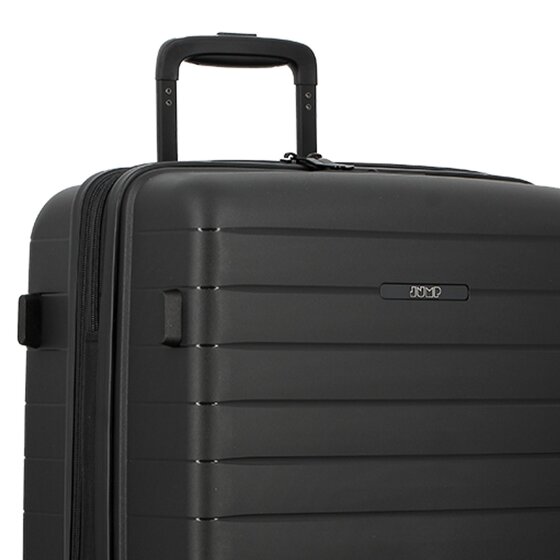 Jump Striper 4 kółka Walizka 68 cm z plisą rozprężną