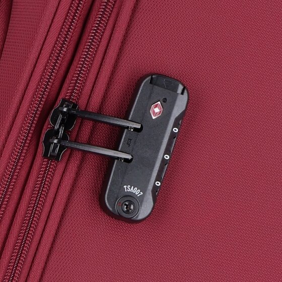 d&n Travel Line 9704 4 kółka Walizka L 78 cm z plisą rozprężną