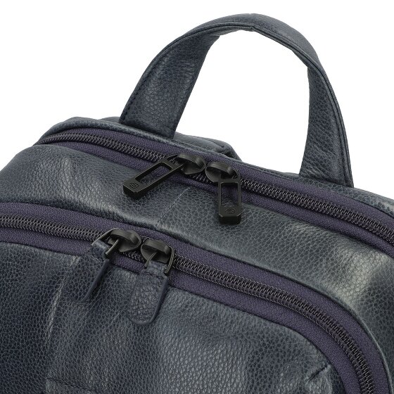 Piquadro P15S Plecak biznesowy Skórzany 42 cm Komora na laptopa