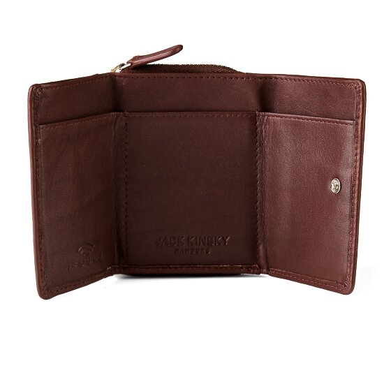Jack Kinsky Aruba Portfel Ochrona RFID Skórzany 10 cm