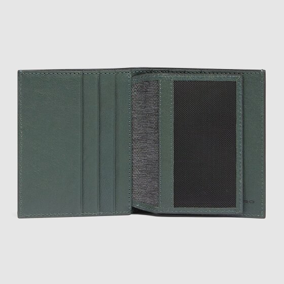 Piquadro Black Square Etui na karty kredytowe Ochrona RFID Skórzany 9 cm