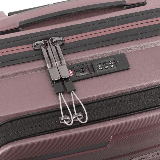 Travelite Air Base 4 kółka Walizka kabinowa 55 cm Komora na laptopa