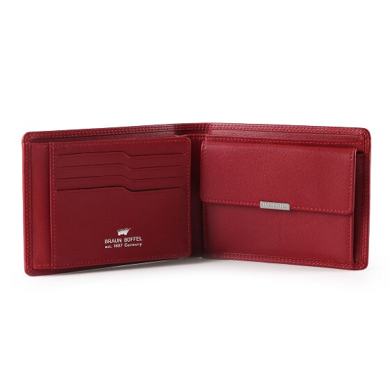 Braun Büffel Golf 3.0 Portfel Ochrona RFID Skórzany 12 cm