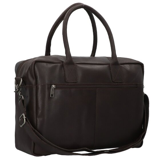 Burkely Vintage Mitch Briefcase Leather 39 cm Komora na laptopa