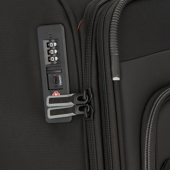 d&n Travel Line 9504 4 kółka Walizka L 76 cm z plisą rozprężną