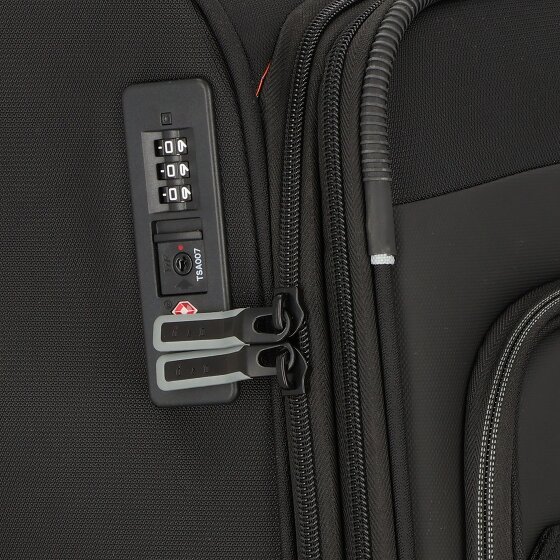 d&n Travel Line 9504 4 kółka Walizka L 76 cm z plisą rozprężną