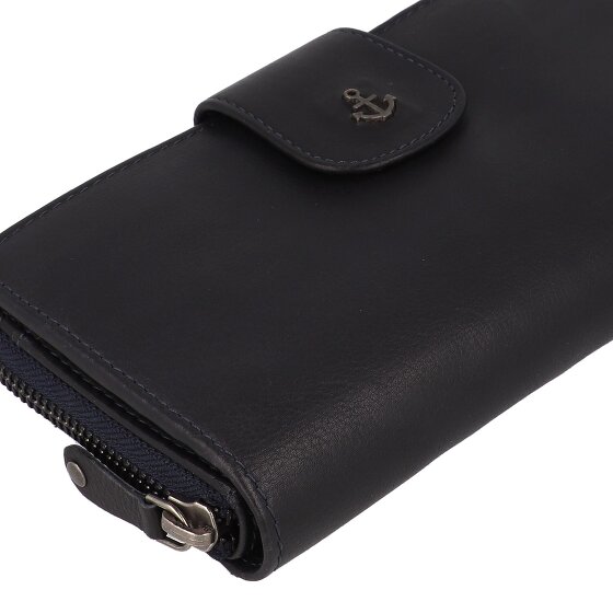 Harbour 2nd Anchor Love Felina Portfel Ochrona RFID Skórzany 19 cm