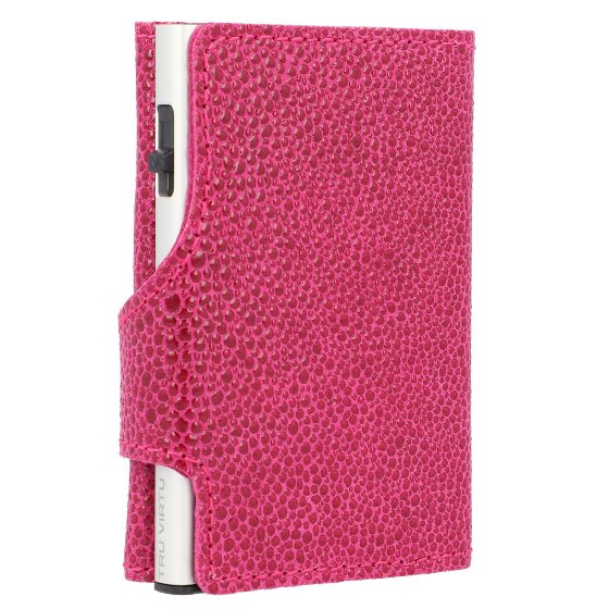 Tru Virtu Etui na karty kredytowe Click & Slide Portfel RFID Skóra 6,5 cm