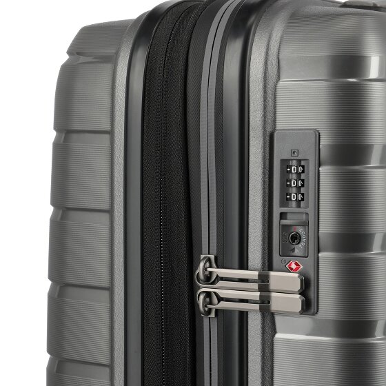 Travelite Air Base 4 kółka Walizka kabinowy 55 cm z plisą rozprężną